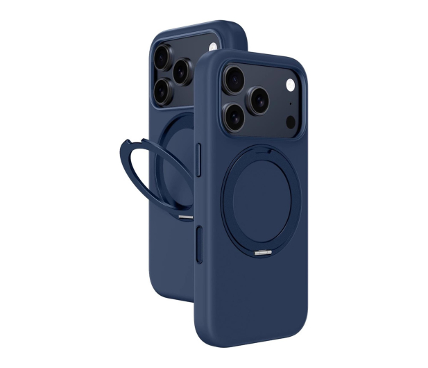 AmazingThing Cloudie na iPhone 17 Pro Max z podstawką - niebieskie - 1526892 - zdjęcie